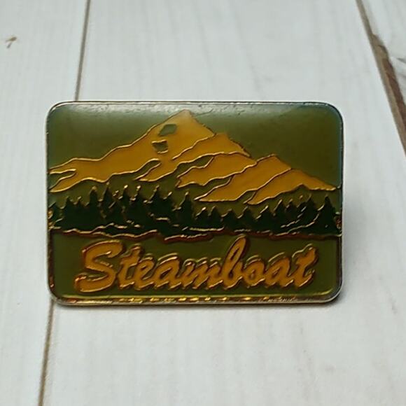 Steamboat Springs Colorado Travel Souvenir Pin for Hat, Lapel, Jacket, Backpack - Picture 1 of 3